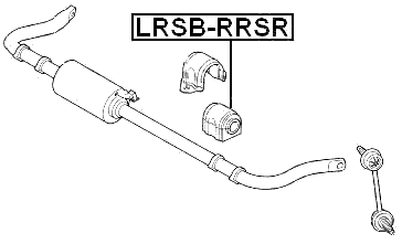 LRSB-RRSR - REAR STABILIZER BAR BUSH D23