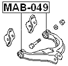 MAB-049 - BUSHING, REAR UPPER CONTROL ARM