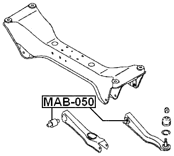 MAB-050 - BUSHING, REAR TRANSVERSE ARM