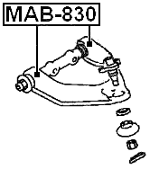 MAB-830 - BUSHING, FRONT UPPER CONTROL ARM