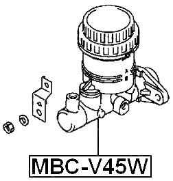 MBC-V45W - BRAKE MASTER CYLINDER