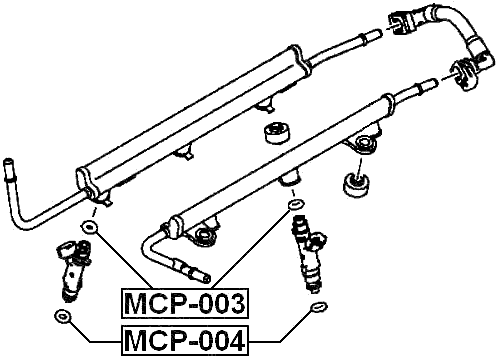 MCP-004 - O-RING FUEL INJECTOR