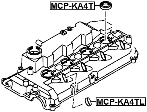 MCP-KA4T - O-RING FUEL INJECTOR