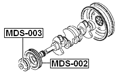 MDS-003 - CRANKSHAFT PULLEY
