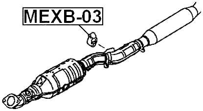 MEXB-03 - EXHAUST PIPE SUPPORT