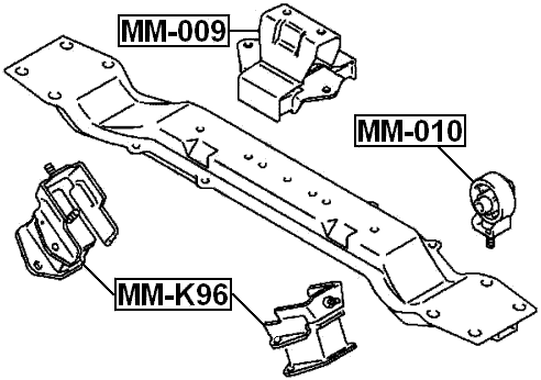 MM-009 - REAR ENGINE MOUNT