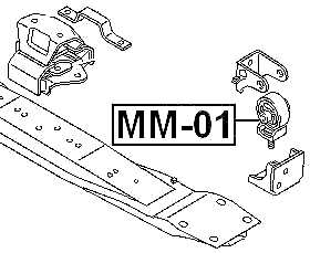 MM-01 - TRANSFER GEAR BOX MOUNT