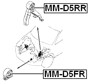 MM-D5RR - REAR ENGINE MOUNT MT