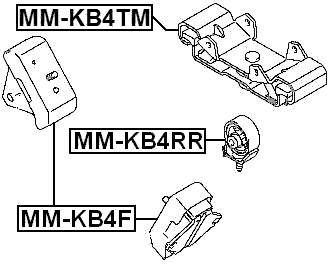 MM-KB4TM - TRANSMISSION MOUNT