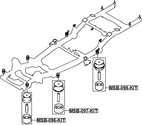 MSB-098-KIT - FRAME CUSHION KIT