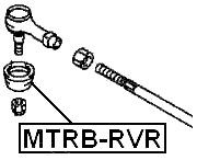 MTRB-RVR - TIE ROD END BOOT 31.7X26X14