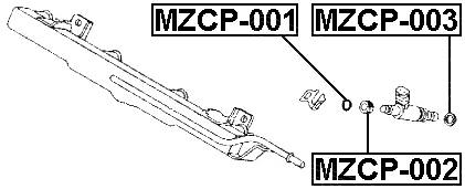 MZCP-001 - O-RING FUEL INJECTOR