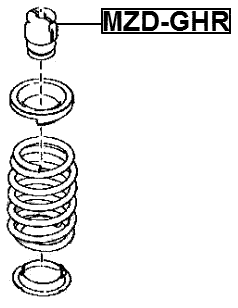 MZD-GHR - REAR SHOCK ABSORBER JOUNCE BUMPER