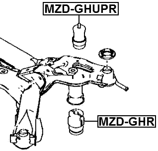 MZD-GHUPR - REAR SHOCK ABSORBER JOUNCE BUMPER