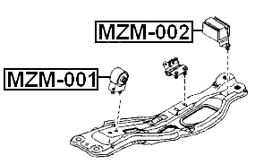 MZM-001 - FRONT ENGINE MOUNT