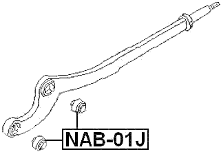 NAB-01J - BUSHING, FRONT LOWER CONTROL ARM