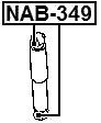 NAB-349 - BUSHING, REAR SHOCK ABSORBER