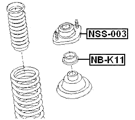 NB-K11 - FRONT SHOCK ABSORBER BEARING