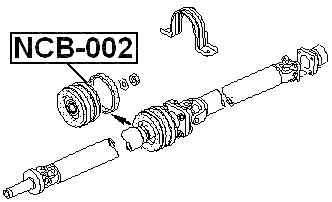 NCB-002 - DRIVE SHAFT BEARING