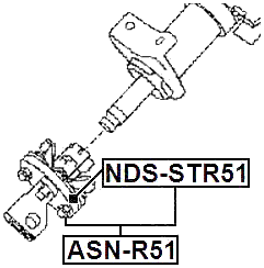 NDS-STR51 - STEERING SHAFT COUPLING