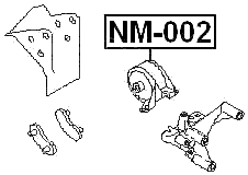 NM-002 - RIGHT ENGINE MOUNT (HYDRO)