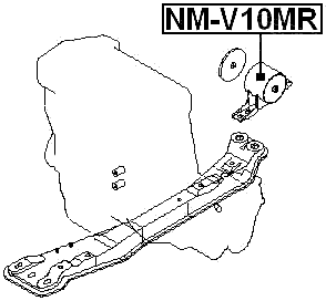 NM-V10MR - REAR ENGINE MOUNT MT