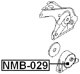 NMB-029 - REAR ENGINE MOUNT BUSHING
