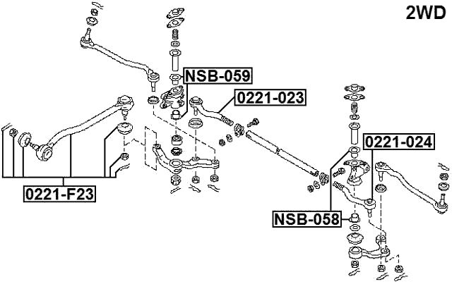 NSB-059 - BUSHING IDLER ARM