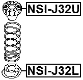 NSI-J32U - REAR SPRING UPPER SEAT