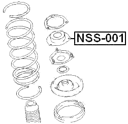 NSS-001 - FRONT SHOCK ABSORBER MOUNTING