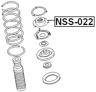 NSS-022 - FRONT SHOCK ABSORBER MOUNTING