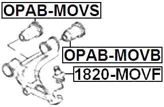 OPAB-MOVS - FRONT BUSHING, FRONT CONTROL ARM