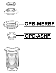 OPB-MERBF - FRONT SHOCK ABSORBER BEARING
