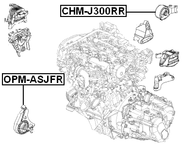 OPM-ASJFR - FRONT ENGINE MOUNT