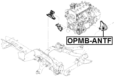 OPMB-ANTF - FRONT ENGINE MOUNT BUSHING