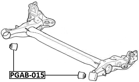 PGAB-015 - REAR CROSSMEMBER BUSHING