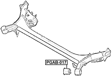 PGAB-017 - REAR CROSSMEMBER BUSHING