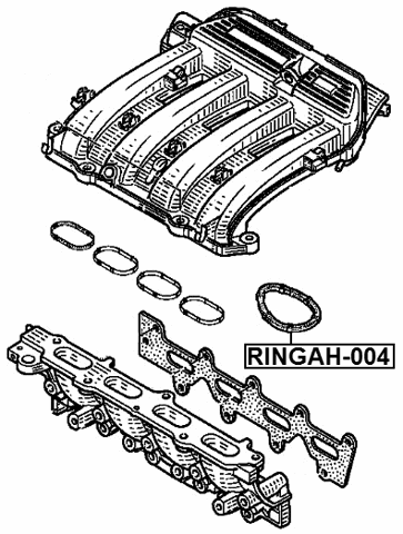RINGAH-004 - INTAKE MANIFOLD GASKET
