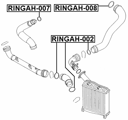 RINGAH-008 - AIR INTAKE HOSE SEAL