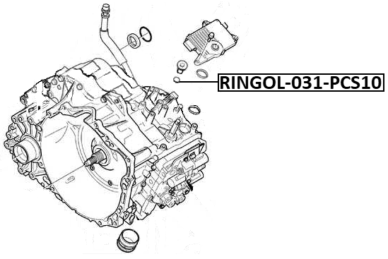 RINGOL-031-PCS10 - O-RING AUTOMATIC TRANSMISSION GEARBOX PCS 10