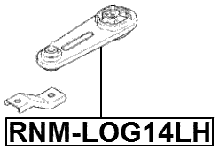 RNM-LOG14LH - REAR ENGINE MOUNT