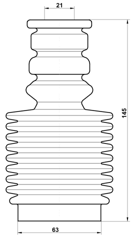 RNSHB-MEGIIIF-KIT - BOOT WITH JOUNCE BUMPER FRONT SHOCK ABSORBER KIT
