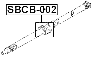 SBCB-002 - DRIVE SHAFT BEARING