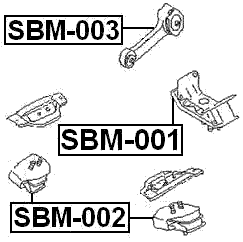 SBM-001 - REAR ENGINE MOUNT MT