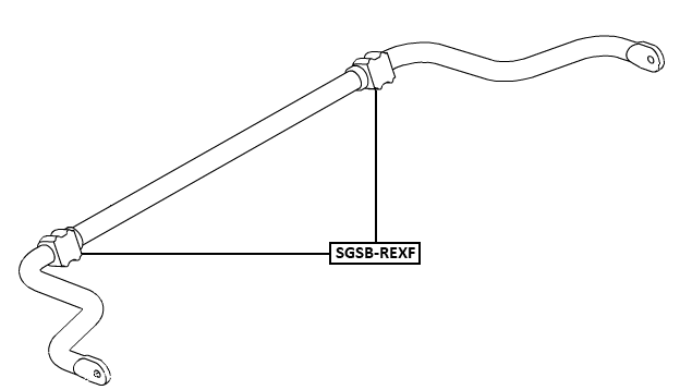 SGSB-REXF - FRONT STABILIZER BAR BUSH D32