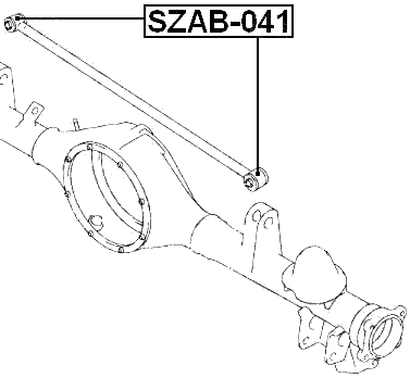 SZAB-041 - REAR TRANSVERSE ROD BUSHING