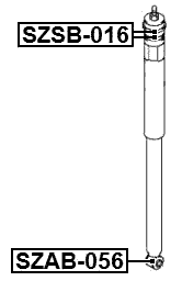 SZAB-056 - BUSHING, REAR SHOCK ABSORBER