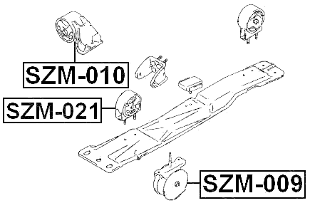 SZM-021 - FRONT ENGINE MOUNT