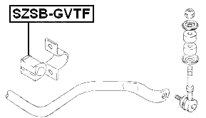 SZSB-GVTF - FRONT STABILIZER BAR BUSH D23
