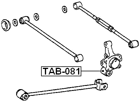 TAB-081 - REAR KNUCKLE BUSHING